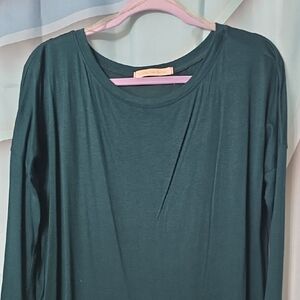 Madeline Sparlestein 3/4 Sleeve- Dark Teal